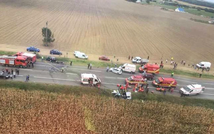 Accidentul a avut loc în Vrancea