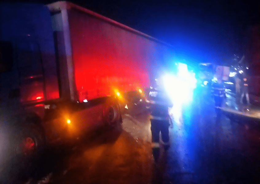 Un nou accident pe E 574, în județul Olt. Traficul este complet blocat