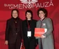 Mihaela Geoană, Maria Apostol și Iulia Scântei la evenimentul dedicat menopauzei la Palatul Parlamentului. FOTO: Talentivity