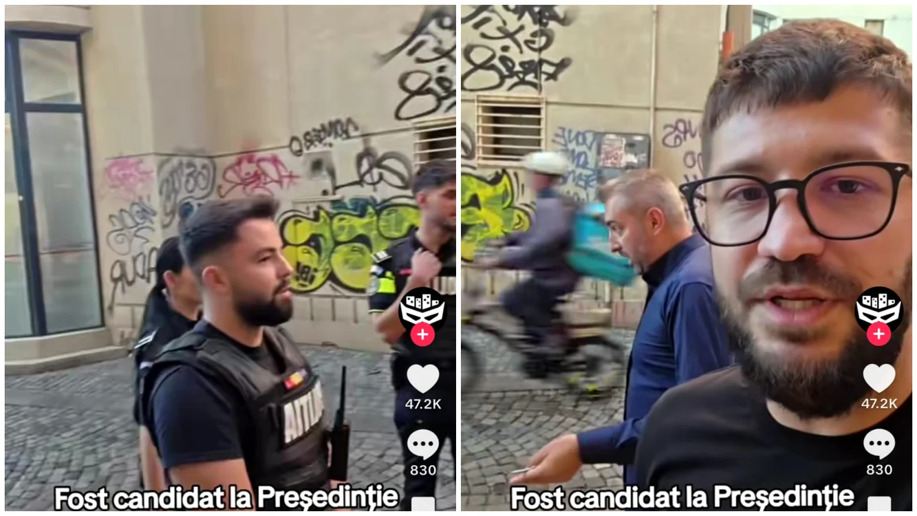 Poliția Capitalei nu a transmis un punct de vedere oficial. FOTO: captură video TikTok