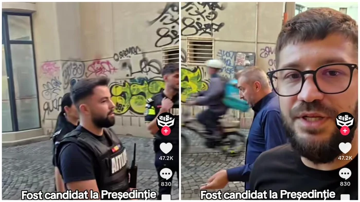 Poliția Capitalei nu a transmis un punct de vedere oficial. FOTO: captură video TikTok