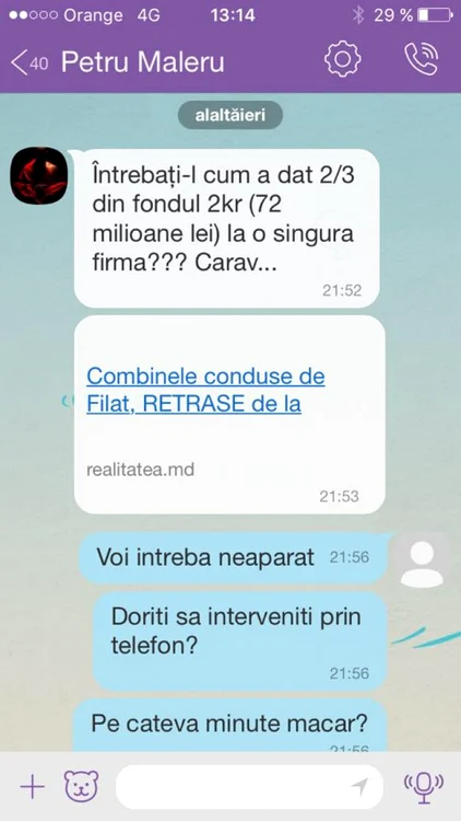 mesaje Morari Maleru