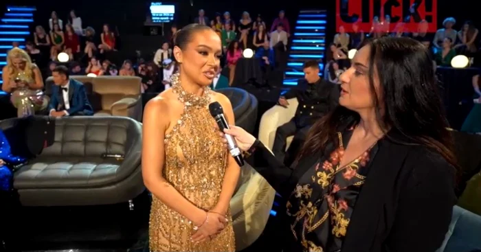 Vlăduța Lupău, la filmările pentru Protevelion 2026 foto: Click!