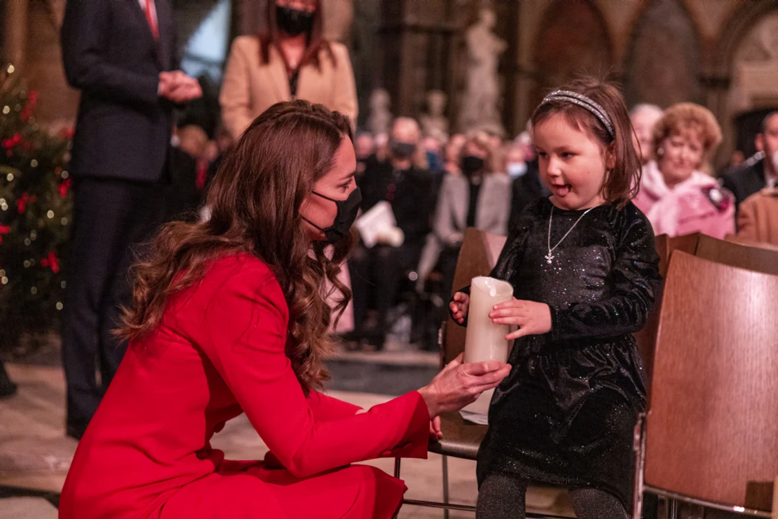 Kate a purtat un palton roșu aprinsfoto: Getty