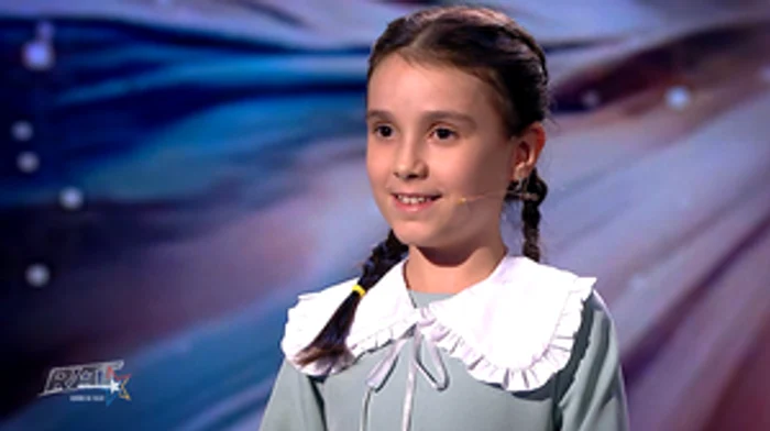Kira Curteanu, la Românii au talent / captură TV