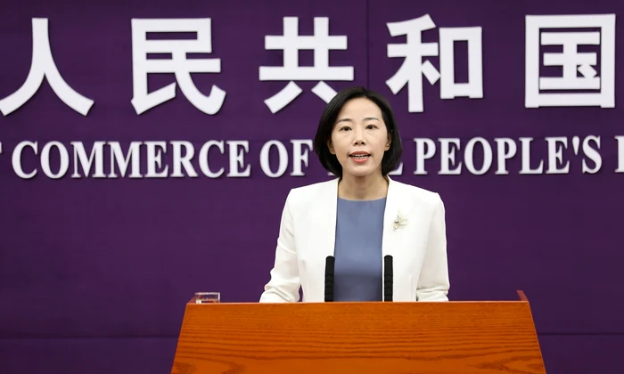 Shu Jueting, purtătorul de cuvânt al Ministerului de Comerț al Chinei
