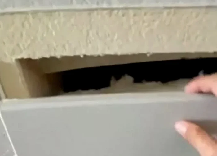 A descoperit o cameră secretă în perete! Foto: Captură Video