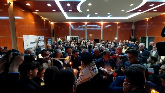Lumina Sfântă pe Aeroportul Timișoara FOTO Ștefan Both