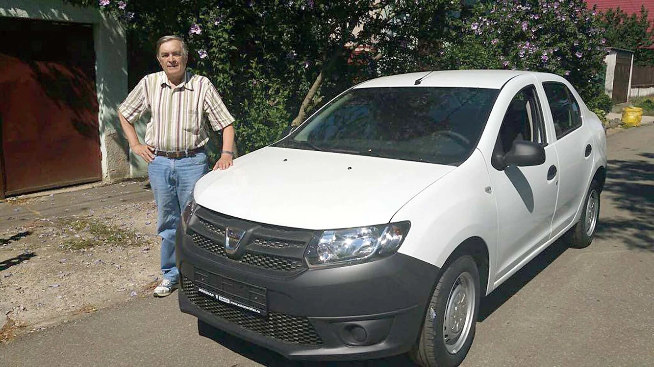 Ilie Gheran e tare mulţumit de maşina câştigată cu ziarul Click!