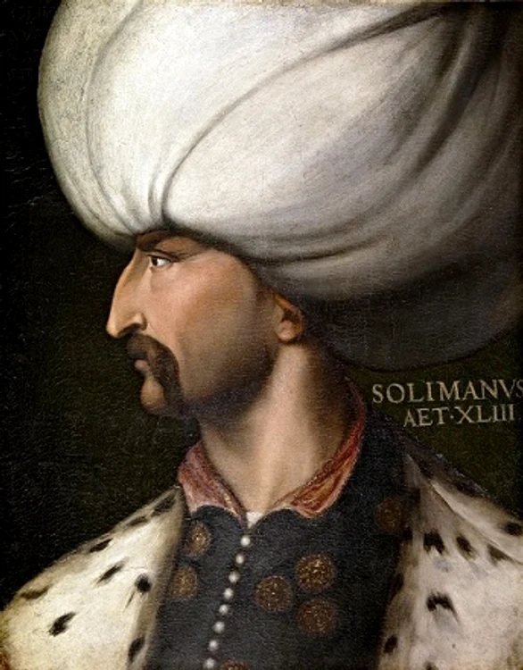 o reprezentare a sultanului Soliman Magnificul