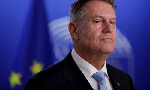 Conferința de presă comună a președintelui Parlamentului European și a președintelui României urmată de discursul în cadrul dezbaterii „This is Europe“, în plenul Parlamentului European, în Strasbourg. FOTO Inquam Photos / Octav Ganea