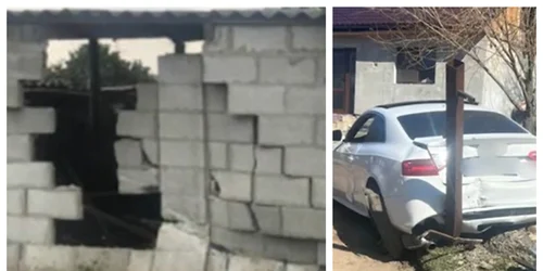 Fetiță de 6 ani, strivită de un zid de beton FOTO Captură video Observator
