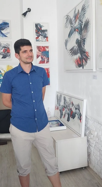 Expoziţia "Mirage", semnată de Alexandru Cînean, poate fi vizitată până pe 31 august la Galeria NO! HAI Ambasada Creativă din Sibiu