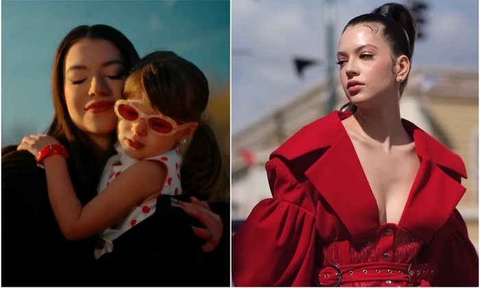 Cleopatra Stratan mică și Cleopatra sexy   captură de ecran, Instagram jpg