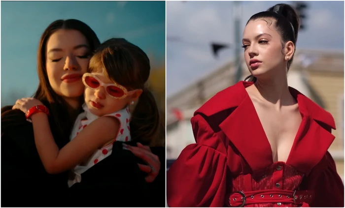 Cleopatra Stratan mică și Cleopatra sexy   captură de ecran, Instagram jpg