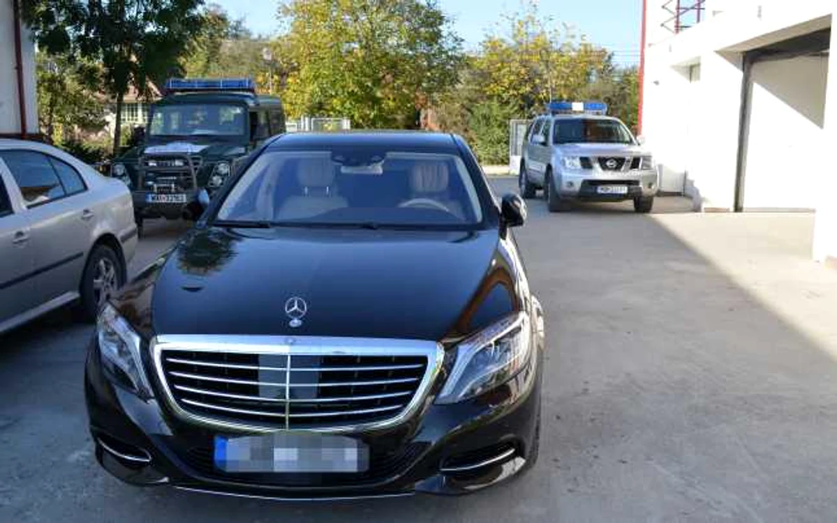 Mercedes de lux furat din Cehia, gasit in Piatra