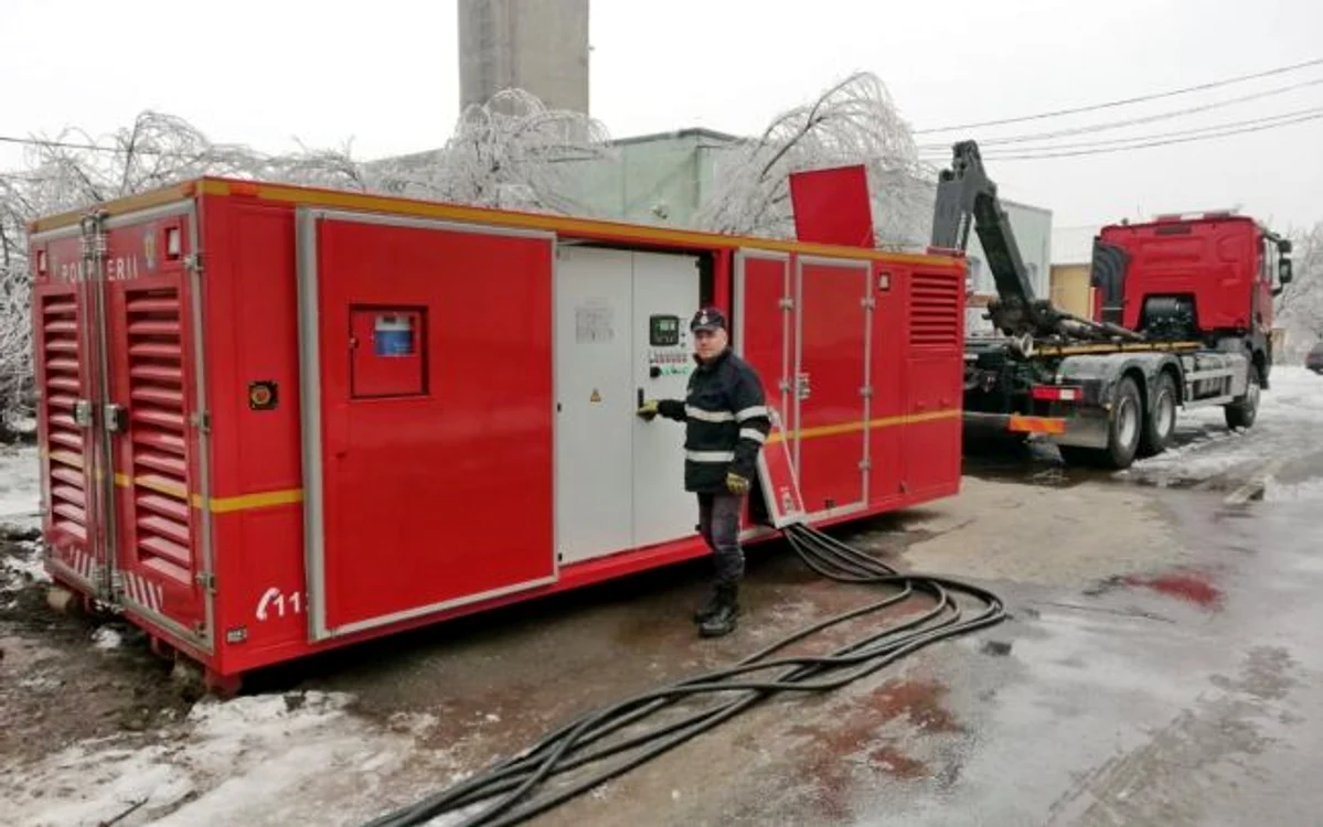 Acest tip de tehnică a mai fost utilizat în luna decembrie a anului trecut, pentru alimentarea cu energie a localităţilor afectate de vântul puternic din judeţele Caraş-Severin şi Timiş.
