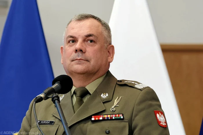 Șeful Marelui Stat Major polonez, generalul Wiesław Kukuła/FOTO:X