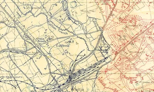 FOTO Hărțile tranșeelor din Primul Război Mondial jpeg