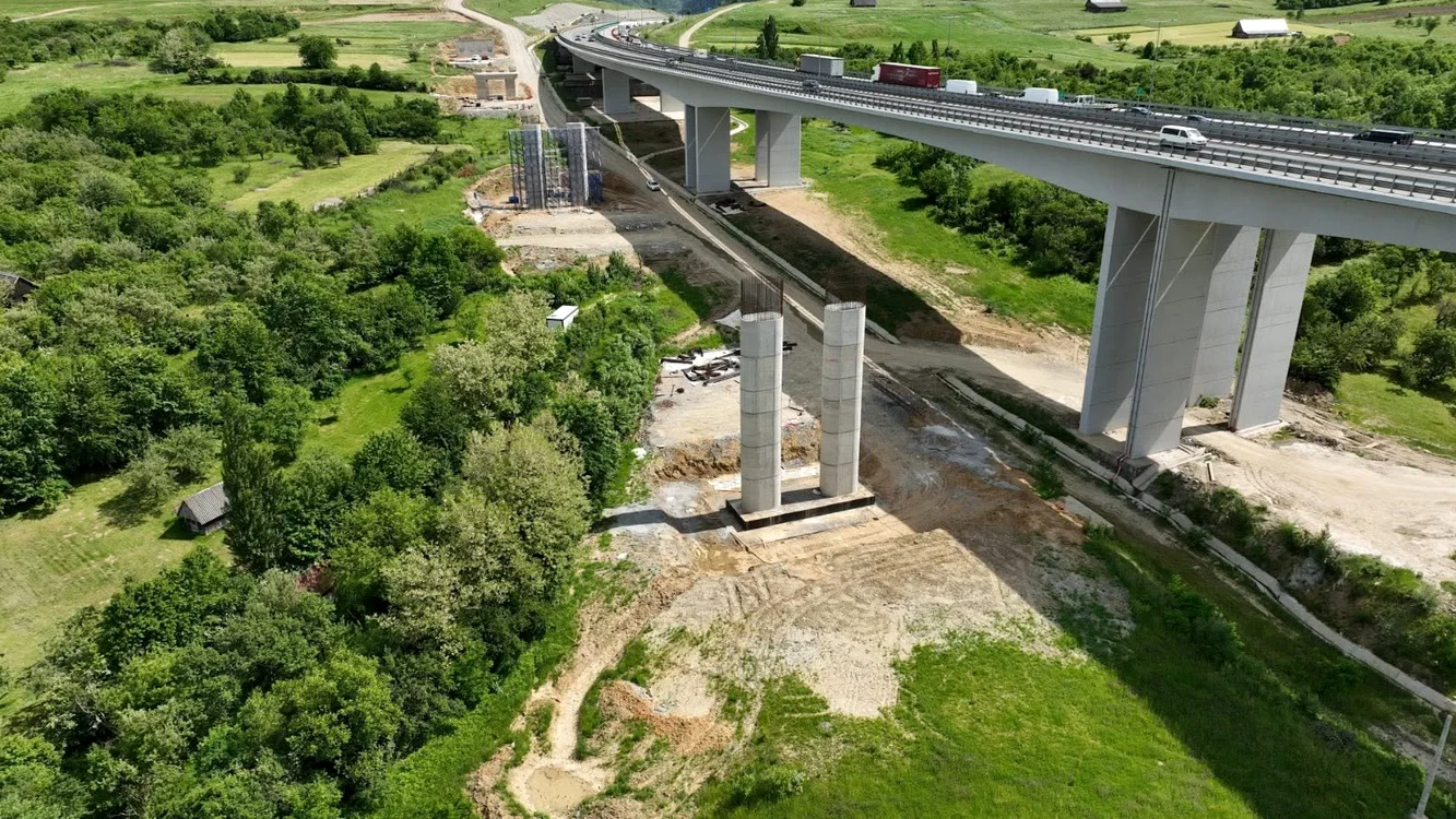 Noi imagini de pe Autostrada Sibiu – Făgăraș. FOTO: Facebook