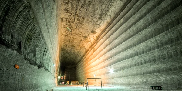Tunelurile de sare din orașul Soledar FOTO Shutterstock