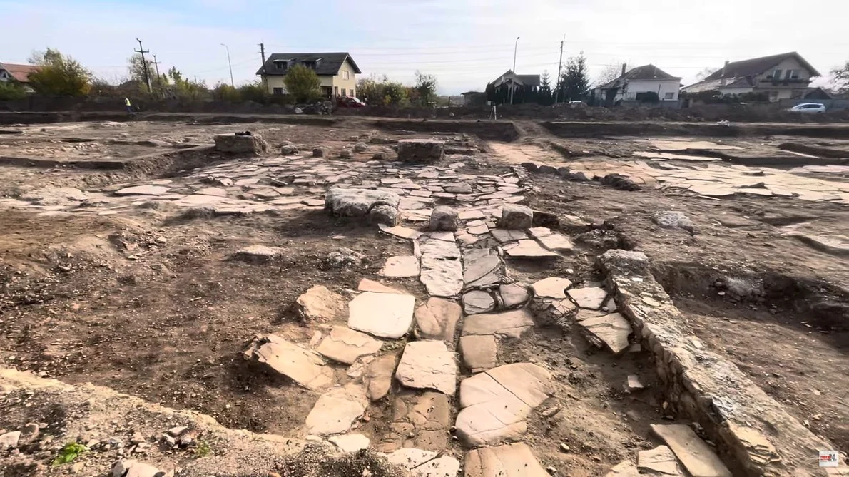 Vestigii unice în Dacia romană, descoperite de arheologi la Alba Iulia (© captură video Youtube / Alba24.ro)