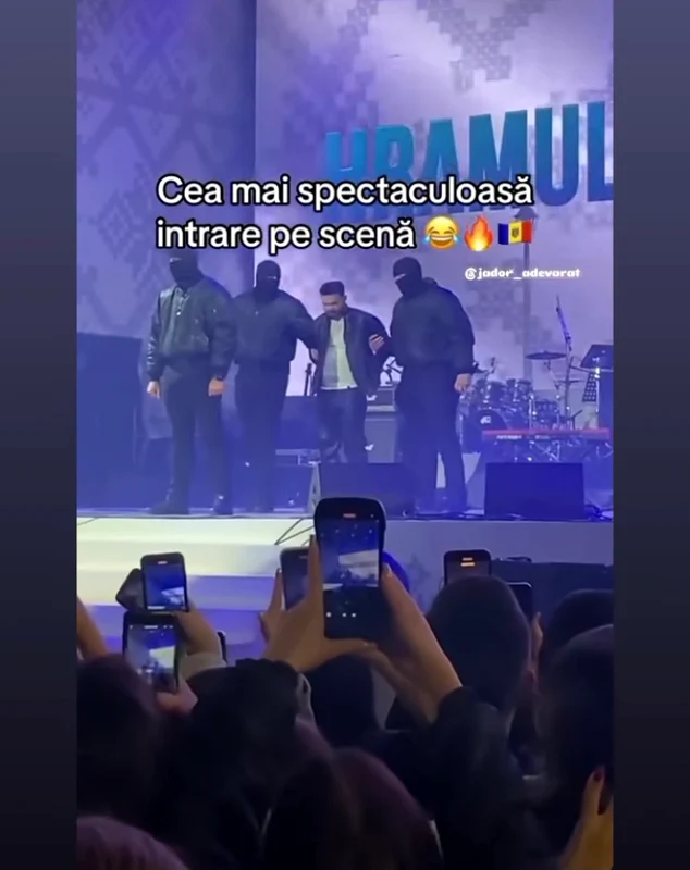 Jador, săltat de mascați la Chișinău foto: Instagram 