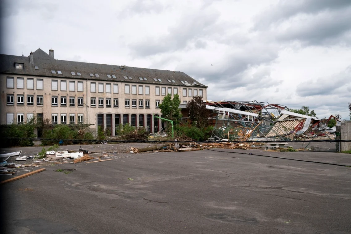 Tornadă în Belgia