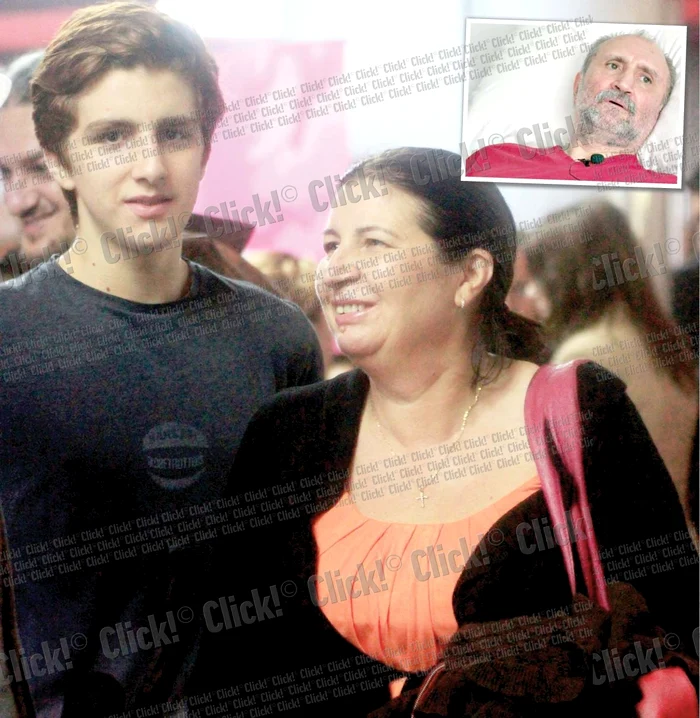 Magda şi Carol, băiatul ei şi al lui Şerban Ionescu, au fost aseară la lansarea unui film