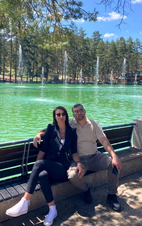 Vesna și soțul ei, Slobodan Milicevic - Foto: Instagram