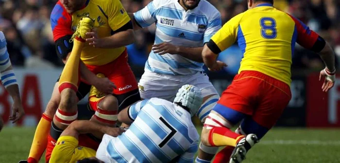 CUPA MONDIALĂ DE RUGBY: România - Argentina * Foto: Reuters