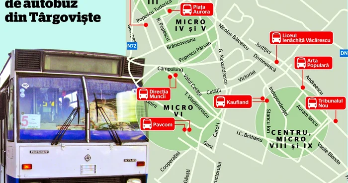 Târgovişte: Un nou program de transport pentru târgovişteni