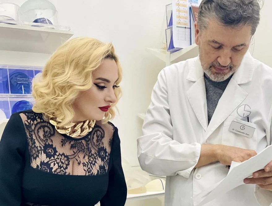 Ana Morodan, alături de doctorul Constantin Stan Foto: Instagram