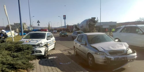 accident masina politie