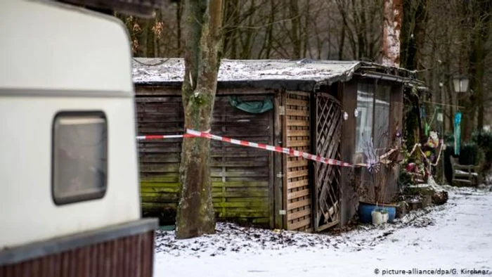 Locul supliciului la care au fost supuşi cei mici în Lügde, lângă Hameln, în Renania de Nord Vestfalia