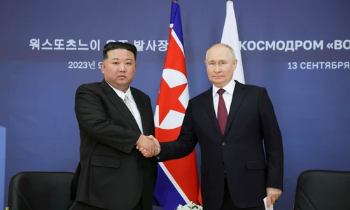 Vladimir Putin si Kim Jong Un FOTO Profimedia jpg
