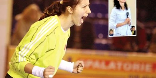 Talida Tolnai a apărat exemplar poarta României în meciul cu Muntenegru