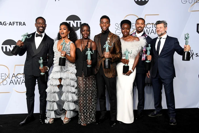 Protagoniştii din „Black Panther“ sunt marii câştigători ai galei SAG Awards 2019 FOTO Guliver/Getty Images