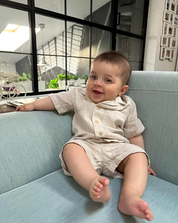 Tiago, fiul de 6 luni al lui Cabral și al Andreei. Foto: Instagram