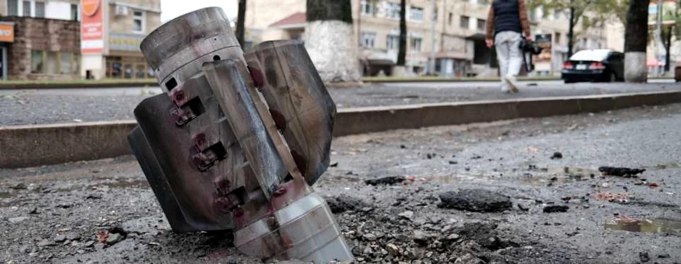 Nagorno Karabah distrusă. FOTO EPA-EFE