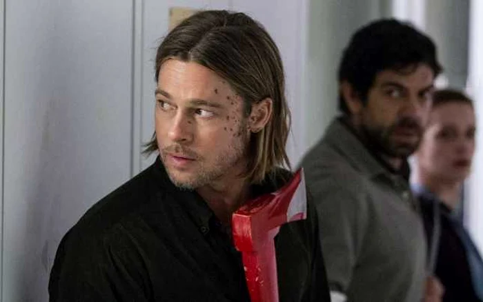 Brad Pitt în "Ziua Z - Apocalipsa" FOTO RoImage 2000