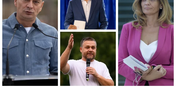 Colaj primaria Capitalei - Băluță - Drulă - Ciucu - Alexandrescu FOTO Mediafax 