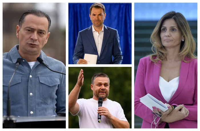 Băluță e în top, iar Ciucu și Drulă sunt la egalitate, urmați de Anca Alexandrescu FOTO Mediafax