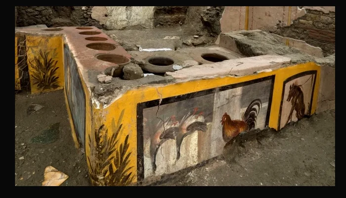 O tehgjea stradală din Pompei FOTO bbc.com