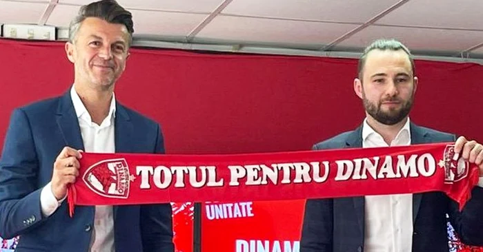 Vlad Iacob (dreapta), alături de antrenorul Ovidiu Burcă.