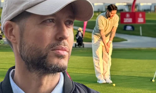 Jorge și fiul său, parteneri pe terenul de golf! Ce pasiuni îi leagă: „Suntem amândoi elevi”
