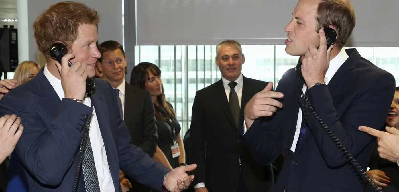 William şi Harry au încheiat tranzacţii de zeci de miliarde de euro şi au făcut glume unul pe seama celuilalt. FOTO Reuters