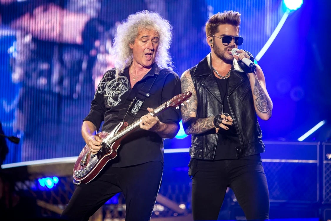 Brian May şi Adam Lambert FOTO Emagic