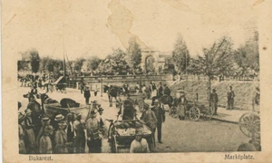 București. Piața Bibescu, la începutul secolului XX (© iMAGO Romaniae)