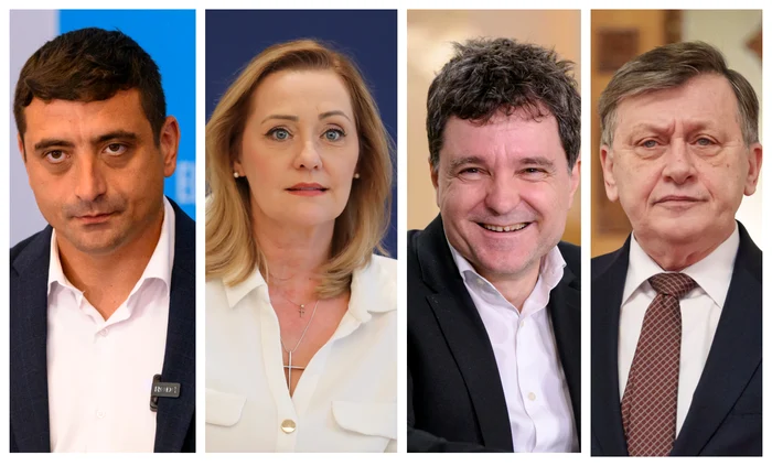 Colaj Candidati alegeri prezidentiale - Simion - Lasconi - Dan - Antonescu FOTO Mediafax 